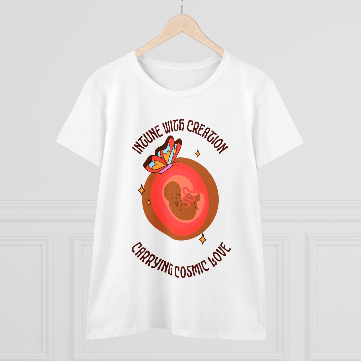 Carrying Cosmic Love - Women's Cotton Tee