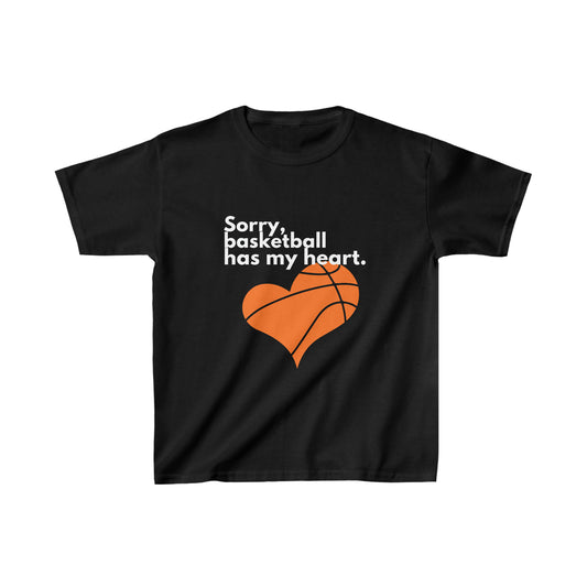 Basketball Has My Heart - Kids Cotton™ Tee