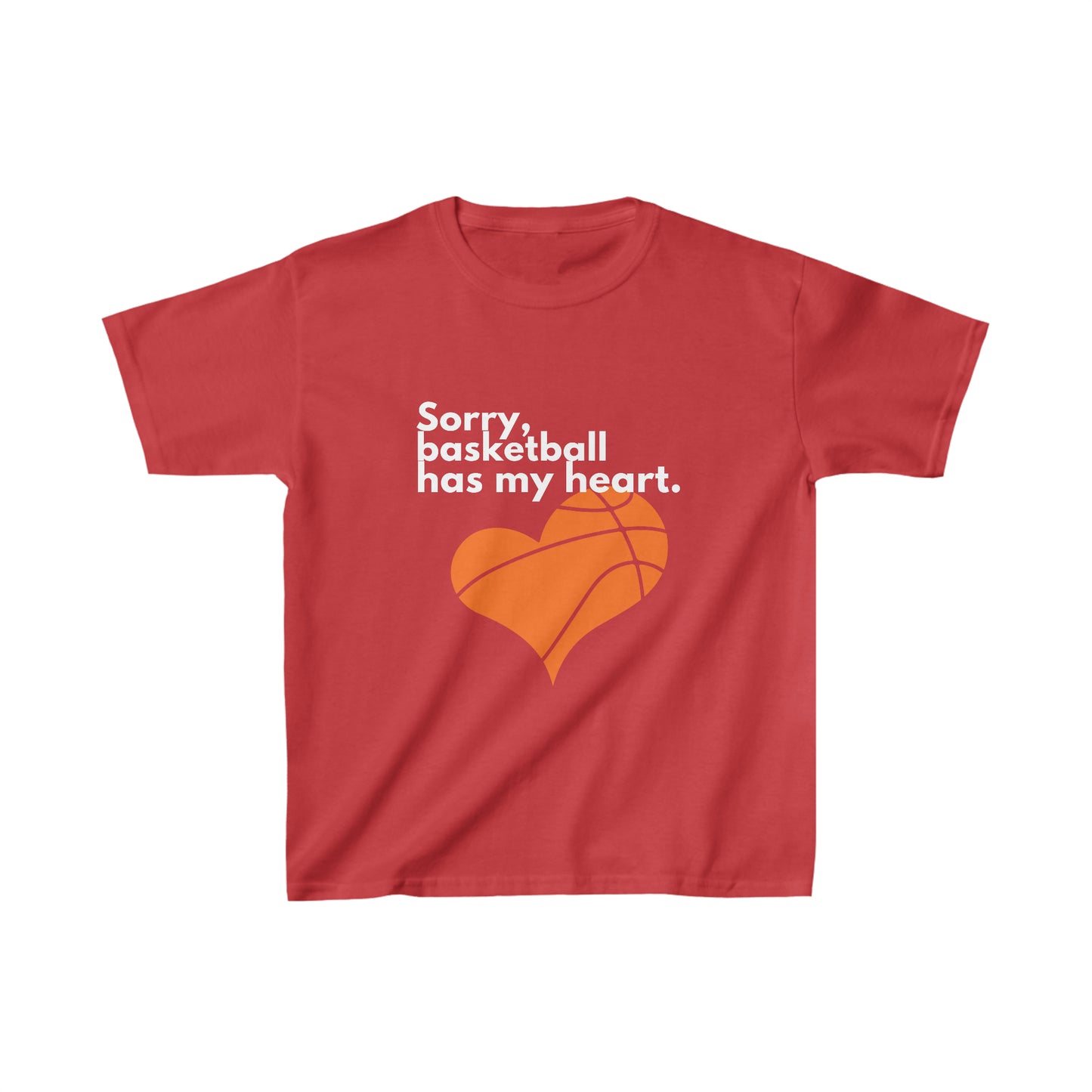 Basketball Has My Heart - Kids Cotton™ Tee