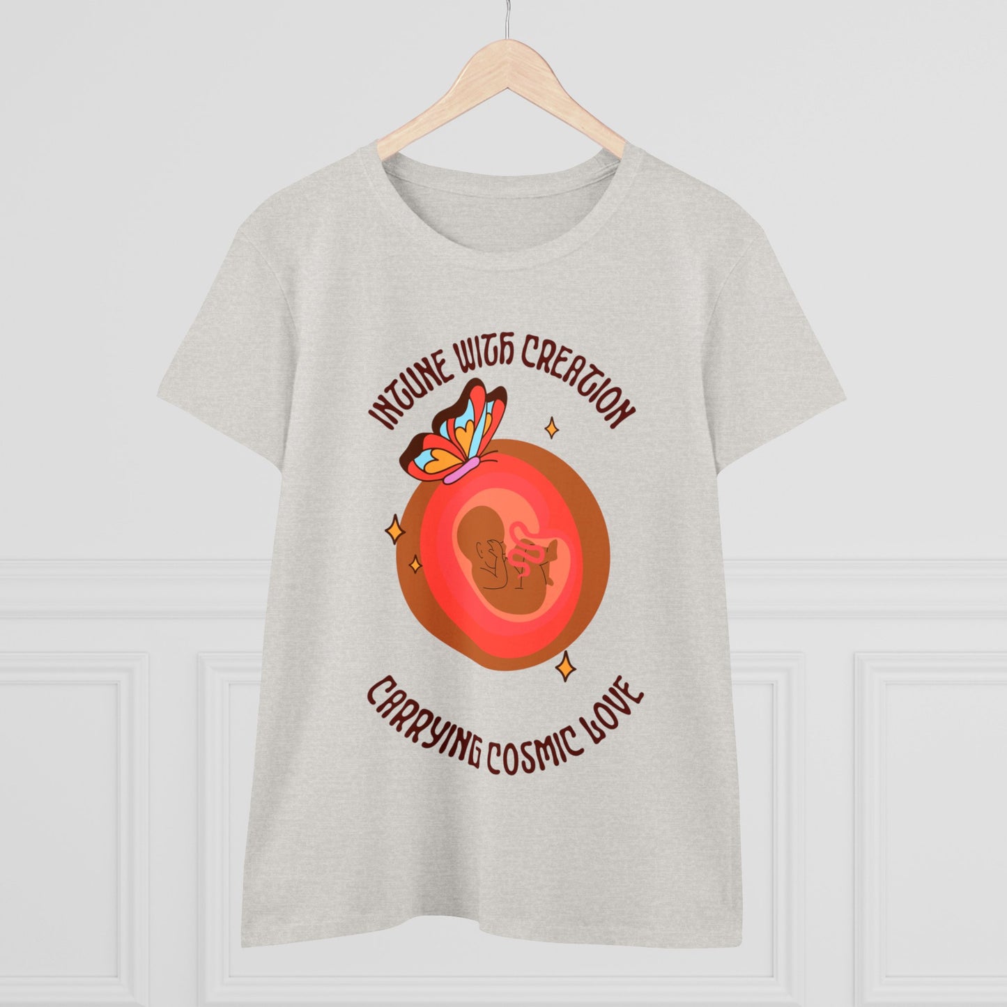 Carrying Cosmic Love - Women's Cotton Tee