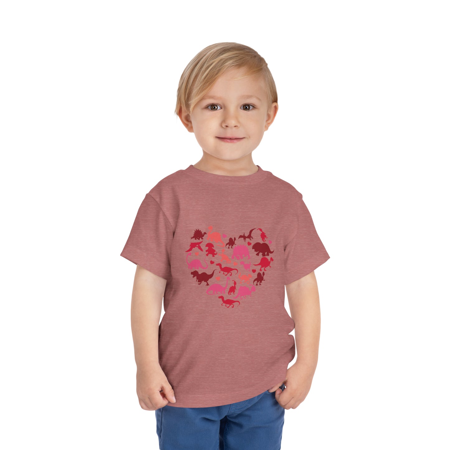 Heart Dinosaur - Toddler Tee