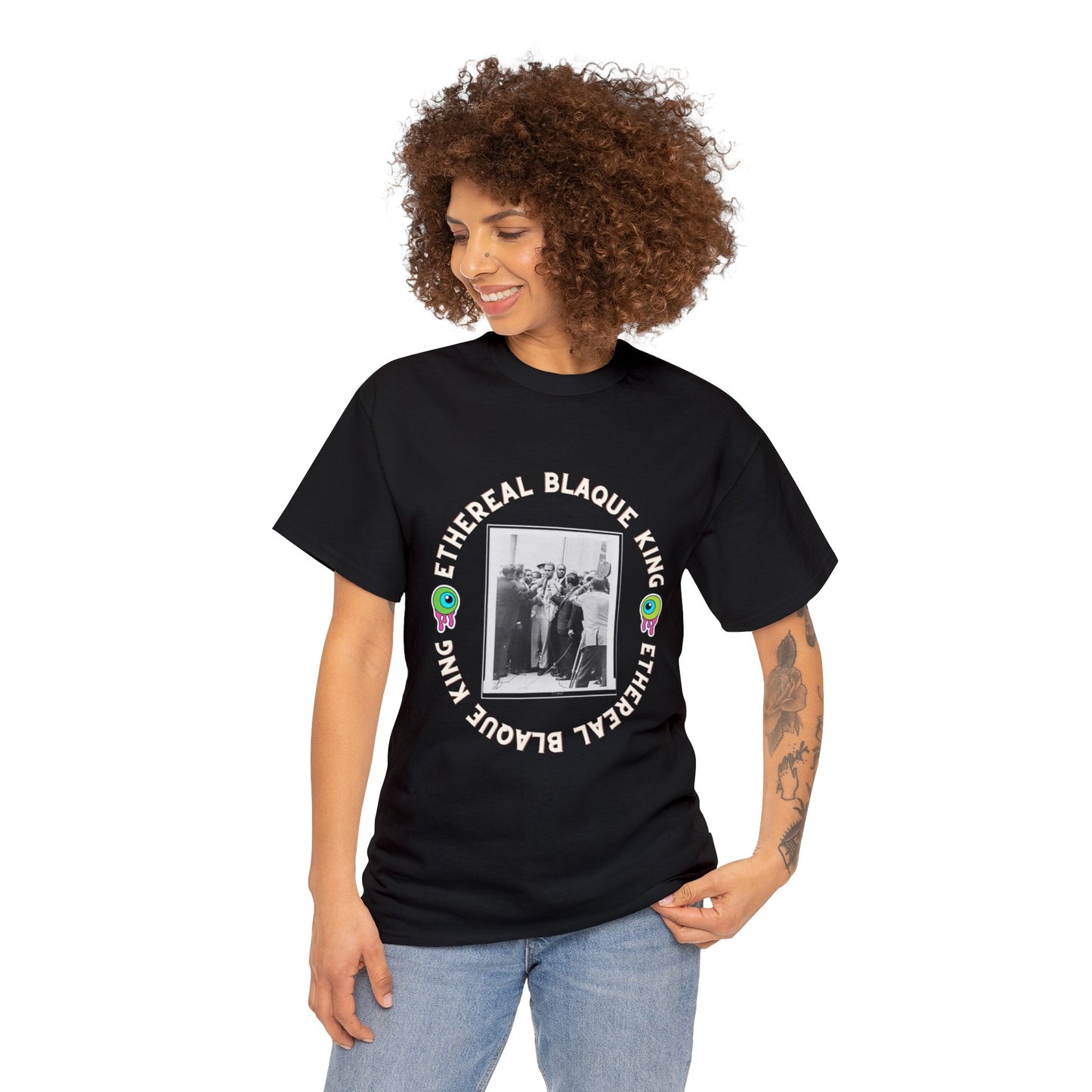 Ethereal Blaque King - Unisex Cotton Tee