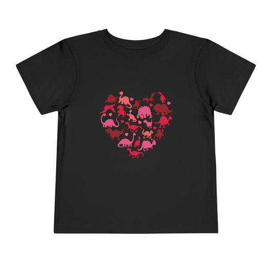 Heart Dinosaur - Toddler Tee