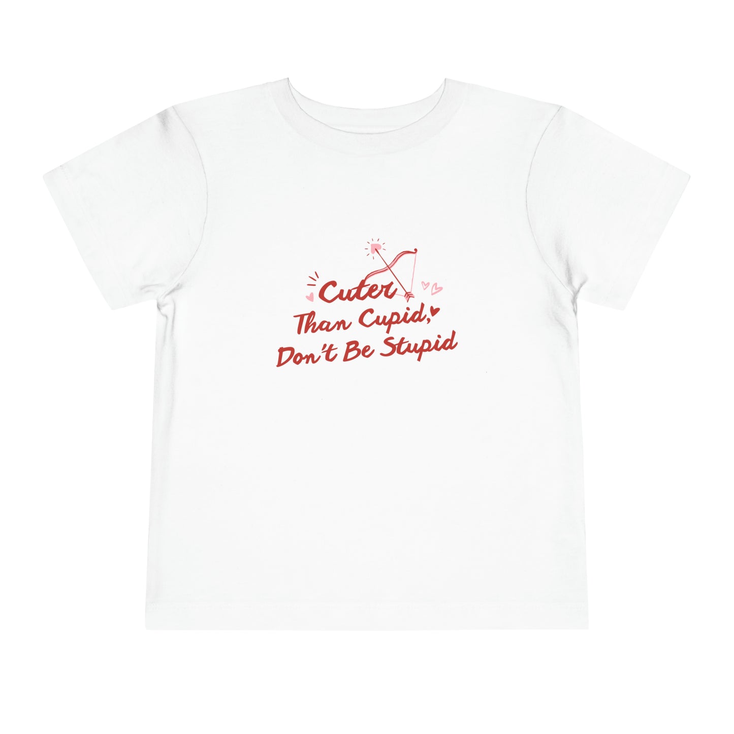 Cuter Than Cupid - Toddler Girls Tee