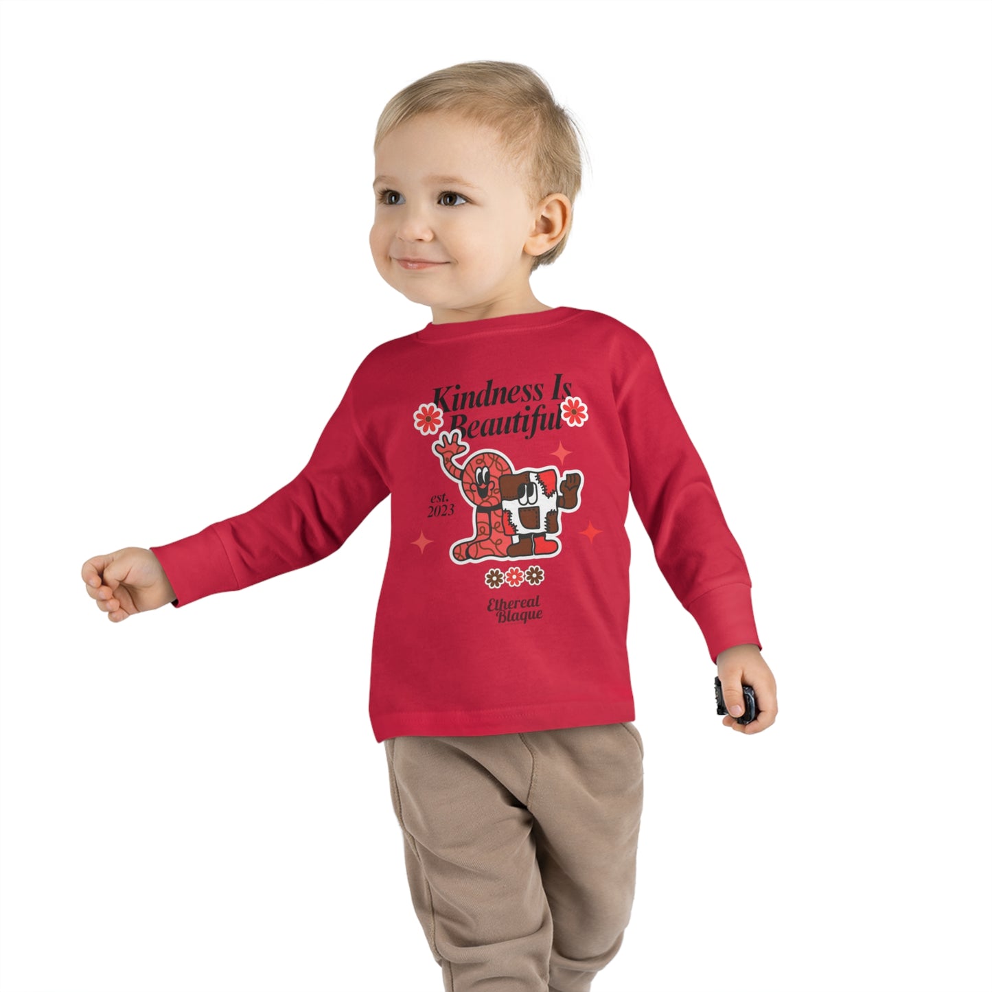 Kindness Is Beautiful - Toddler Long Sleeve Tee