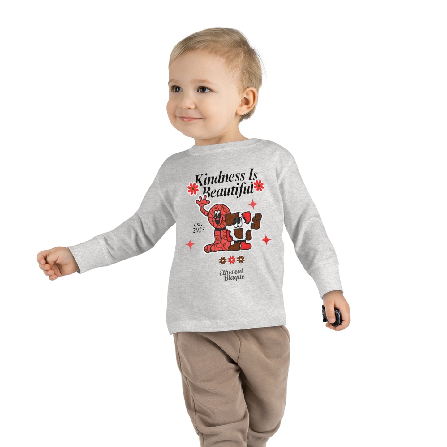 Kindness Is Beautiful - Toddler Long Sleeve Tee