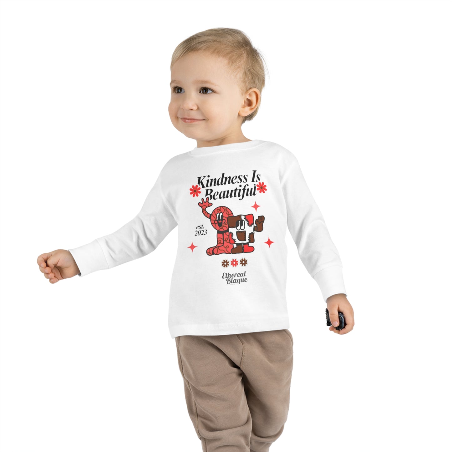 Kindness Is Beautiful - Toddler Long Sleeve Tee