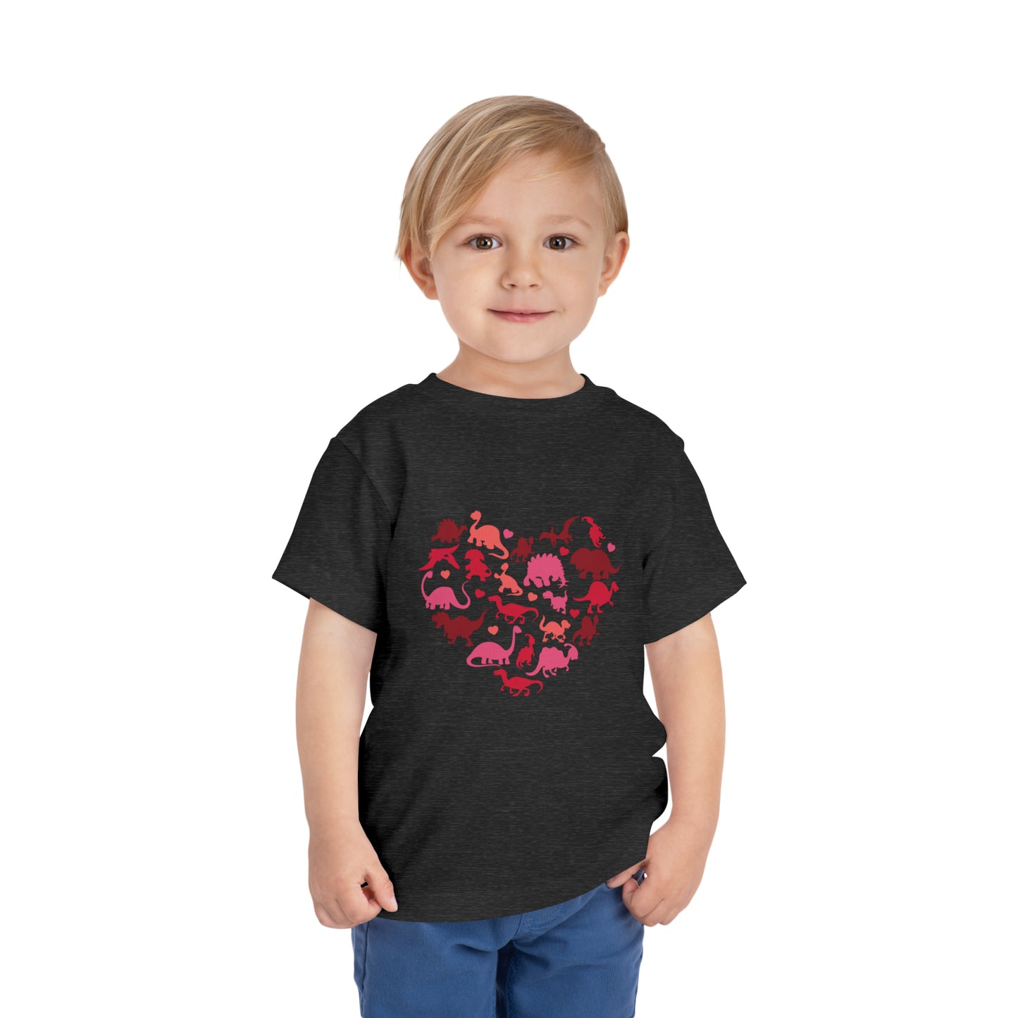 Heart Dinosaur - Toddler Tee