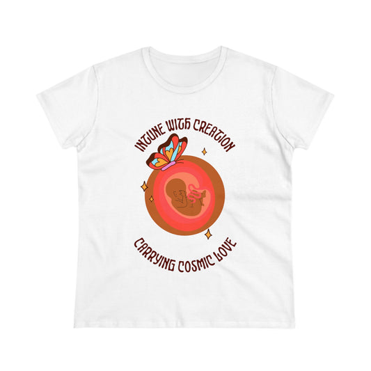 Carrying Cosmic Love - Women's Cotton Tee