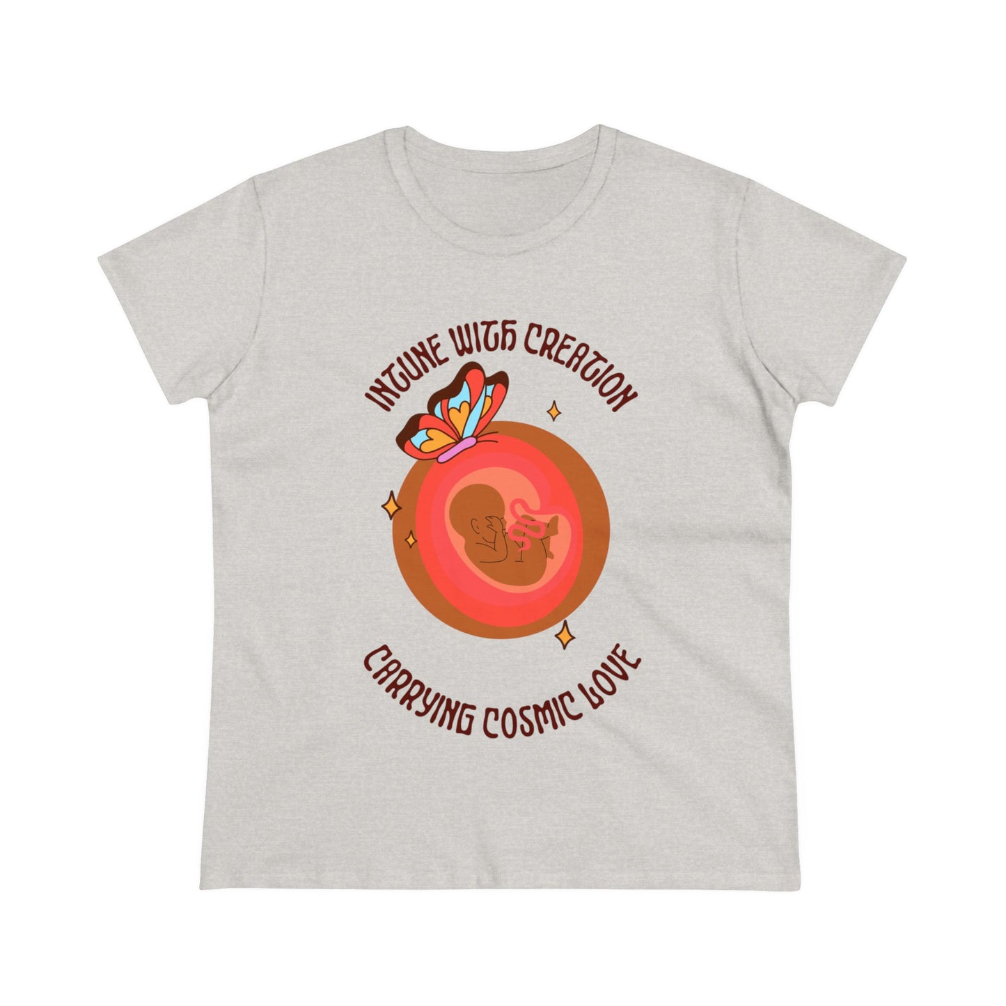 Carrying Cosmic Love - Women's Cotton Tee