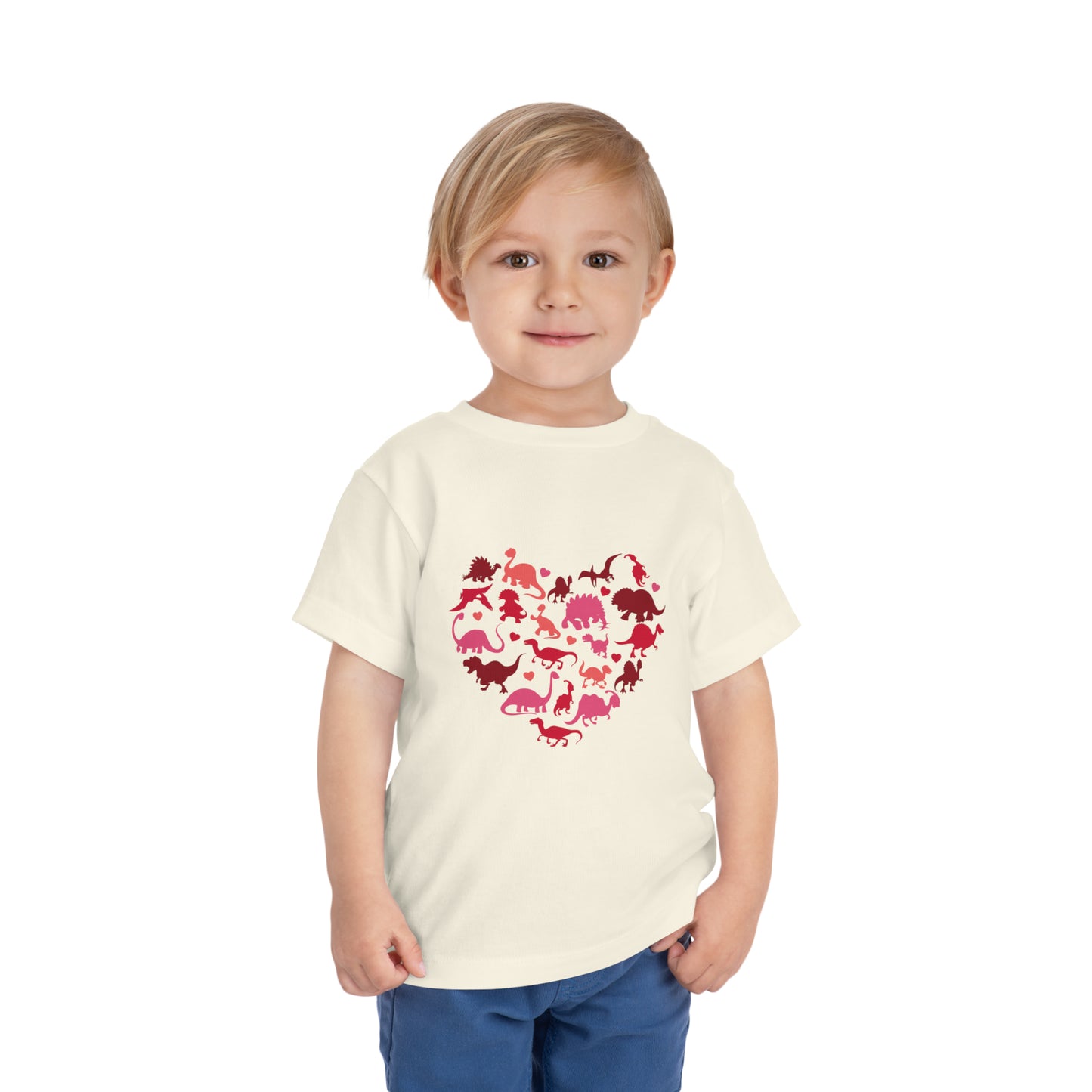 Heart Dinosaur - Toddler Tee