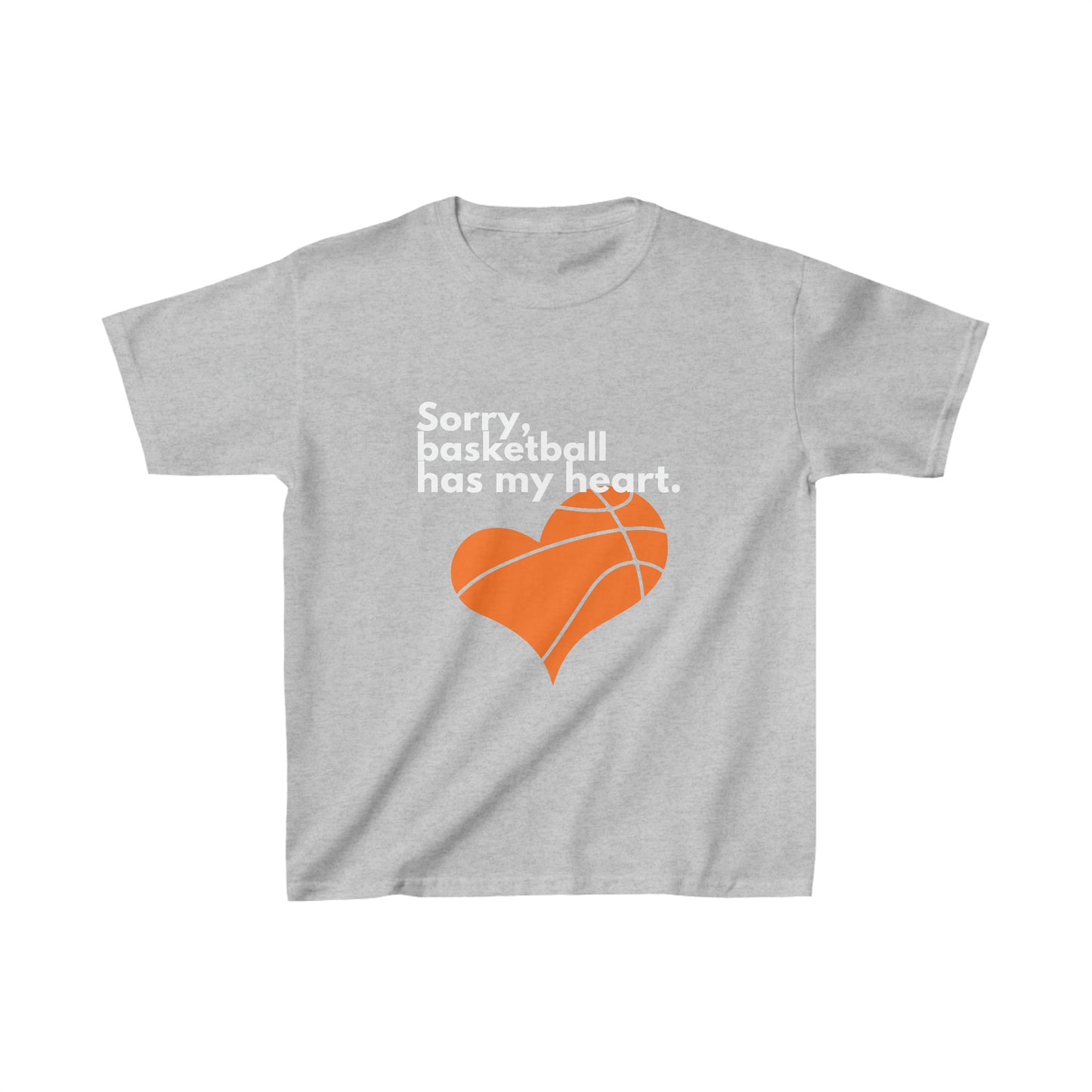 Basketball Has My Heart - Kids Cotton™ Tee